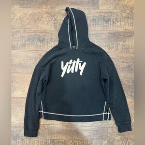 YITTY Black Logo Hoodie (Missing Hood Strings)
